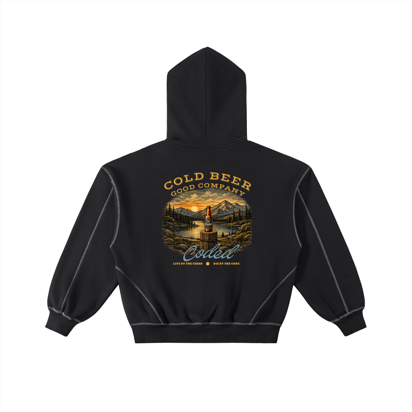 Cold Beer, Good Company Hoodie